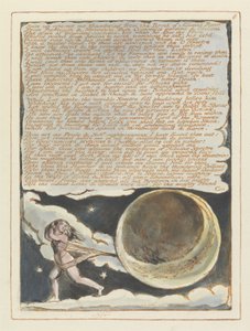Stond tegen mij op..., plaat 8 uit Jeruzalem, 1804-20 door William Blake